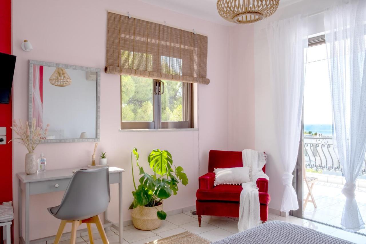 Pefkides Aegina Boutique Apartments Agia Marina  Buitenkant foto